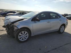 2015 Toyota Corolla L en venta en Grand Prairie, TX