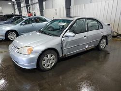 Salvage cars for sale at Ham Lake, MN auction: 2002 Honda Civic EX