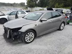 Salvage cars for sale from Copart Fairburn, GA: 2017 KIA Optima EX