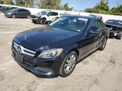 Salvage cars for sale at auction: 2016 Mercedes-Benz C 300 4matic