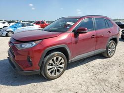 Salvage cars for sale at Houston, TX auction: 2021 Toyota Rav4 XLE Premium