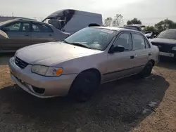 Salvage cars for sale at Elgin, IL auction: 2001 Toyota Corolla CE