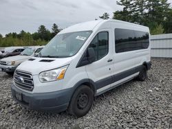 Salvage cars for sale at Windham, ME auction: 2016 Ford Transit T-350