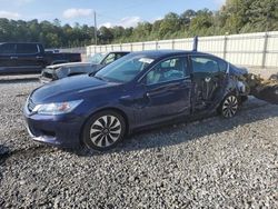 Salvage cars for sale at Ellenwood, GA auction: 2015 Honda Accord Touring Hybrid