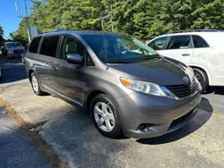 Salvage cars for sale at North Billerica, MA auction: 2011 Toyota Sienna LE