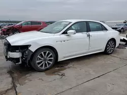 Lincoln Continental salvage cars for sale: 2020 Lincoln Continental