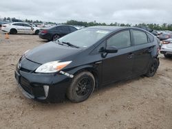 Salvage cars for sale at Houston, TX auction: 2015 Toyota Prius