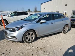 Chevrolet salvage cars for sale: 2017 Chevrolet Cruze Premier