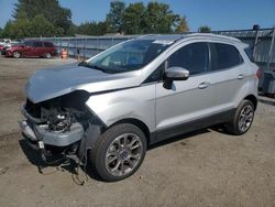 Salvage cars for sale from Copart Finksburg, MD: 2019 Ford Ecosport Titanium