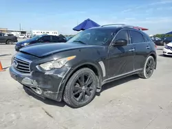 Salvage cars for sale at Grand Prairie, TX auction: 2012 Infiniti FX35