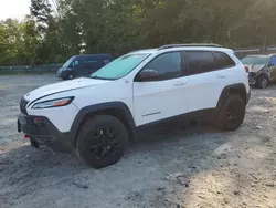 Jeep salvage cars for sale: 2015 Jeep Cherokee Trailhawk