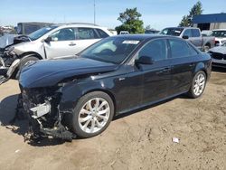 Salvage cars for sale at Woodhaven, MI auction: 2015 Audi S4 Premium Plus