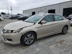 Salvage cars for sale at Jacksonville, FL auction: 2013 Honda Accord LX