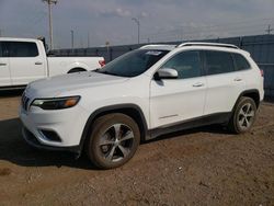 Salvage cars for sale at Greenwood, NE auction: 2019 Jeep Cherokee Limited