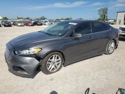 Salvage cars for sale at Kansas City, KS auction: 2016 Ford Fusion SE