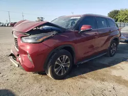 Toyota salvage cars for sale: 2021 Toyota Highlander XLE