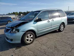 Salvage cars for sale at Pennsburg, PA auction: 2002 Mazda MPV Wagon