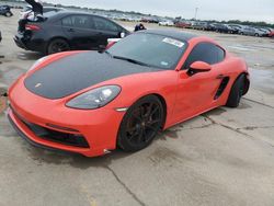 Salvage cars for sale at Wilmer, TX auction: 2018 Porsche Cayman S