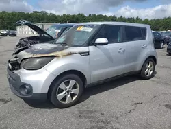 Salvage cars for sale at Exeter, RI auction: 2017 KIA Soul