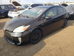 Salvage cars for sale at Elgin, IL auction: 2014 Toyota Prius