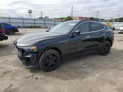 Salvage cars for sale at Chicago Heights, IL auction: 2017 Maserati Levante Sport