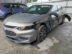 Chevrolet salvage cars for sale: 2018 Chevrolet Malibu LT