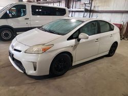 Salvage cars for sale at Eldridge, IA auction: 2012 Toyota Prius