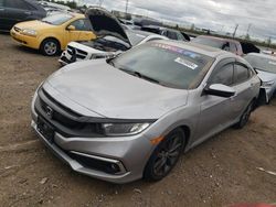 Salvage cars for sale at Elgin, IL auction: 2020 Honda Civic EX