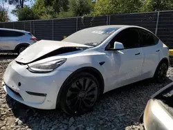 Tesla Model y Vehiculos salvage en venta: 2022 Tesla Model Y