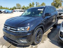 Salvage cars for sale at Bridgeton, MO auction: 2018 Volkswagen Atlas SEL Premium