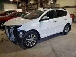 Toyota Vehiculos salvage en venta: 2017 Toyota Rav4 Limited