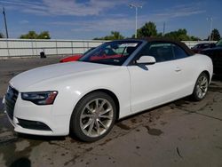 Salvage cars for sale at Littleton, CO auction: 2013 Audi A5 Premium Plus