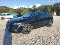 Salvage cars for sale at Houston, TX auction: 2019 Honda Civic Sport