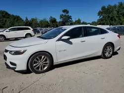 Chevrolet Malibu salvage cars for sale: 2016 Chevrolet Malibu LT