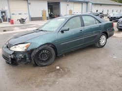 Salvage cars for sale at York Haven, PA auction: 2002 Toyota Camry LE