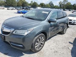 Acura salvage cars for sale: 2015 Acura MDX Technology