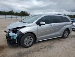 Salvage cars for sale at Newton, AL auction: 2024 Toyota Sienna XLE