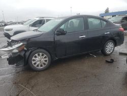 Salvage cars for sale at Woodhaven, MI auction: 2019 Nissan Versa S