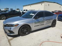 Salvage cars for sale at Haslet, TX auction: 2024 Honda Civic Sport