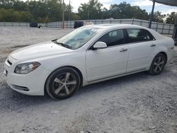 Chevrolet salvage cars for sale: 2012 Chevrolet Malibu 1LT