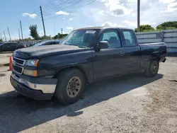 Salvage cars for sale at Miami, FL auction: 2006 Chevrolet Silverado C1500