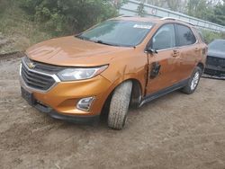 Salvage cars for sale at Davison, MI auction: 2018 Chevrolet Equinox LT