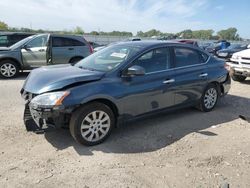 Salvage cars for sale at Kansas City, KS auction: 2014 Nissan Sentra S