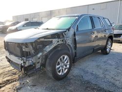 Salvage cars for sale at Jacksonville, FL auction: 2021 Chevrolet Traverse LS