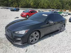 Carros salvage sin ofertas aún a la venta en subasta: 2021 Infiniti Q50 Sensory