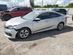 Salvage cars for sale at Miami, FL auction: 2017 Honda Civic LX