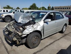 Salvage cars for sale at Littleton, CO auction: 2004 Toyota Corolla CE