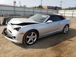 Chevrolet Camaro lt salvage cars for sale: 2015 Chevrolet Camaro LT