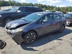 Honda salvage cars for sale: 2015 Honda Civic EX