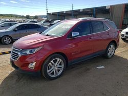 Carros salvage sin ofertas aún a la venta en subasta: 2018 Chevrolet Equinox Premier